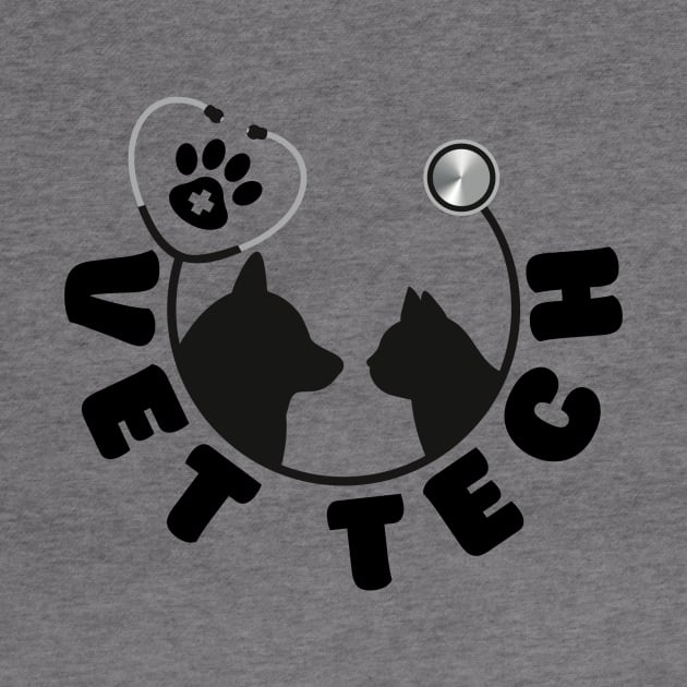 Vet Tech Tshirt, Veterinarian Shirt, Dog And Cat Shirt by Salasala